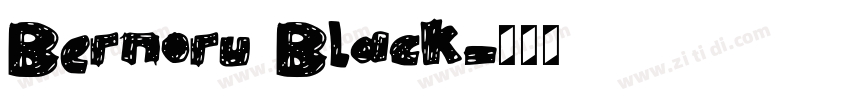 Bernoru Black字体转换